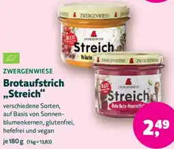 Biomarkt ZWERGENWIESE Brotaufstrich ,,Streich" Angebot