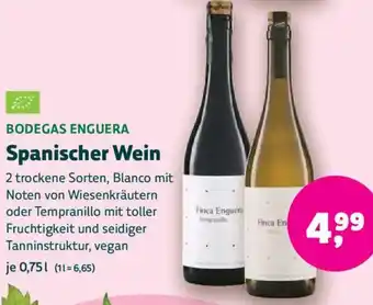 Biomarkt BODEGAS ENGUERA Spanischer Wein Angebot