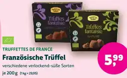 Biomarkt TRUFFETTES DE FRANCE Französische Trüffel Angebot