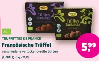 Biomarkt TRUFFETTES DE FRANCE Französische Trüffel Angebot