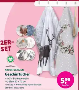 Biomarkt NATURTEXTILIEN Geschirrtücher Angebot