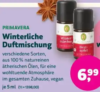 Biomarkt PRIMAVERA Winterliche Duftmischung Angebot