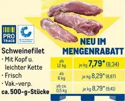 METRO Schweinefilet Angebot