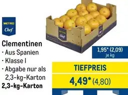 METRO METRO Chef Clementinen Angebot