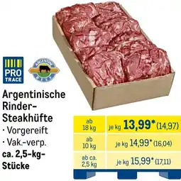 METRO Argentinische Rinder Steakhüfte Angebot