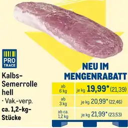 METRO Kalbs Semerrolle hell Angebot