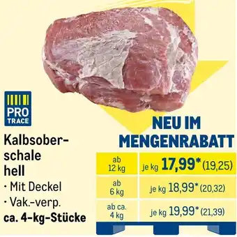 METRO Kalbsoberschale hell Angebot