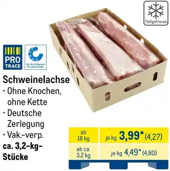 METRO Schweinelachse Angebot
