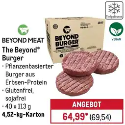 METRO BEYOND MEAT The Beyond Burger Angebot