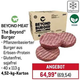 METRO BEYOND MEAT The Beyond Burger Angebot