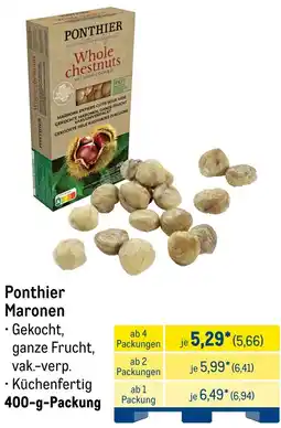 METRO Ponthier Maronen Angebot