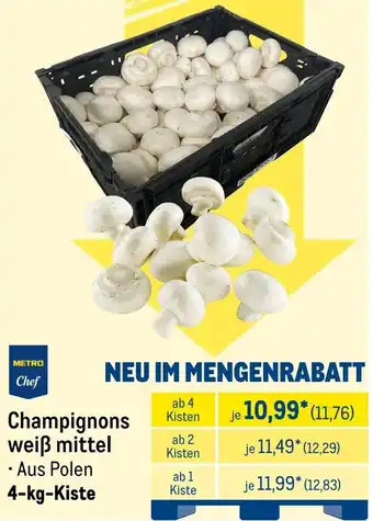 METRO METRO Chef Champignons weiß mittel Angebot