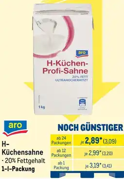 METRO aro H-Küchensahne Angebot