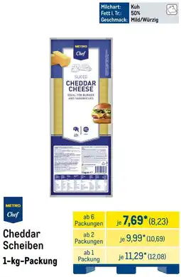 METRO METRO Chef Cheddar Scheiben Angebot