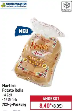 METRO Martin's Potato Rolls Angebot