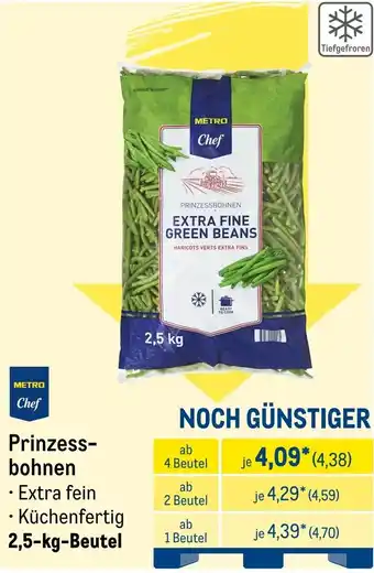 METRO METRO Chef Prinzessbohnen Angebot