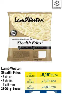 METRO Lamb Weston Stealth Fries Angebot