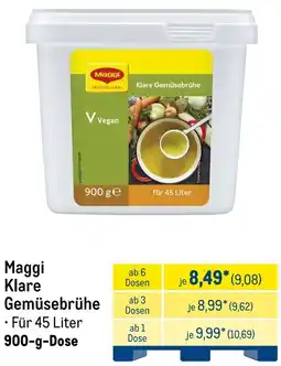 METRO Maggi Klare Gemüsebrühe Angebot
