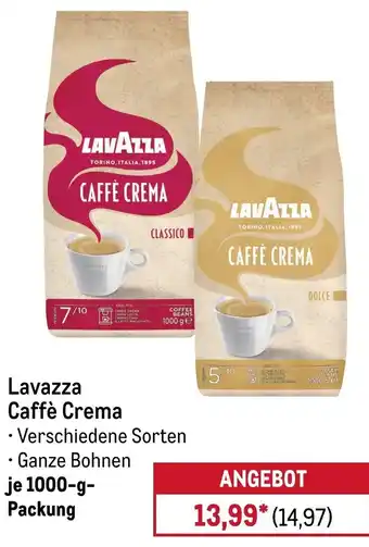 METRO Lavazza Caffè Crema Angebot