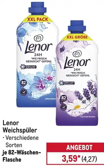 METRO Lenor Weichspüler Angebot