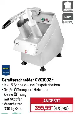 METRO METRO PROFESSIONAL Gemüseschneider GVC1002 Angebot