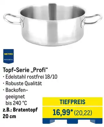 METRO METRO PROFESSIONAL Topf-Serie „Profi" Angebot