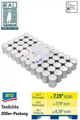 METRO aro Teelichte Angebot