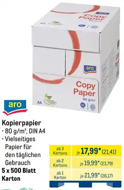 METRO aro Kopierpapier Angebot