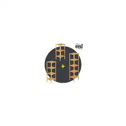 Netto Marken-Discount Eisl Badezimmer Regal Bambus mit 5 Ablagefächern Angebot