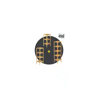 Netto Marken-Discount Eisl Badezimmer Regal Bambus mit 5 Ablagefächern Angebot