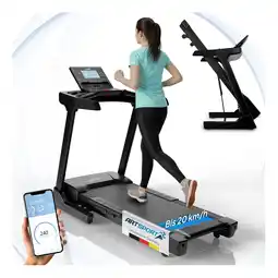 Netto Marken-Discount ArtSport Laufband Speedrunner 6000, 20 km/h elektrisch, klappbar mit App & MP3 – Schwarz Angebot