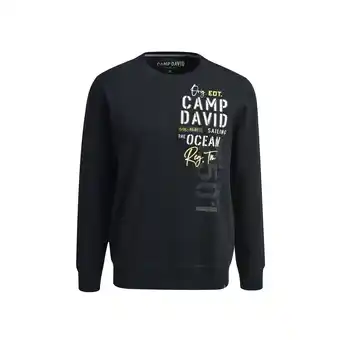 Netto Marken-Discount Camp David Sweatshirt, schwarz, Gr. XXL Angebot