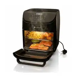 Netto Marken-Discount Juskys Heißluftfritteuse 12L – Schwarz, Airfryer mit 10 Programmen, Display & Zubehör Angebot