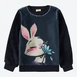 NKD Kinder-Mädchen-Fleeceshirt mit Hasenaufdruck Angebot