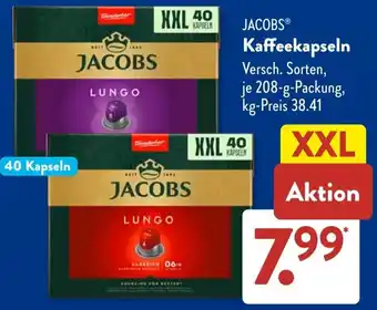 Aldi Süd JACOBS Kaffeekapseln Angebot