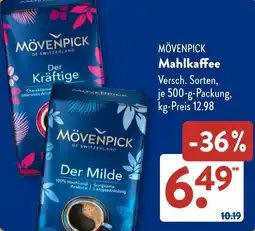 Aldi Süd MÖVENPICK Mahlkaffee Angebot