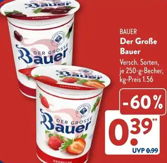 Aldi Süd BAUER Der Große Bauer Angebot