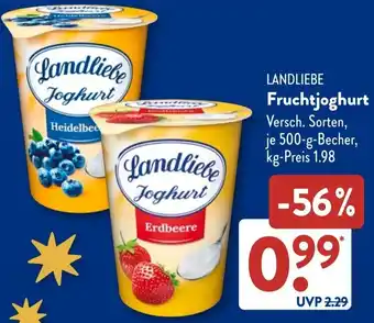 Aldi Süd LANDLIEBE Fruchtjoghurt Angebot