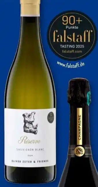 Aldi Süd OLIVER ZETER & FRIENDS 2024 Sauvignon Blanc Réserve Angebot