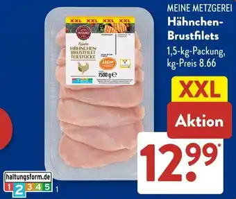 Aldi Süd MEINE METZGEREI Hähnchen Brustfilets Angebot