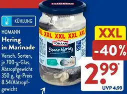 Aldi Süd HOMANN Hering in Marinade Angebot