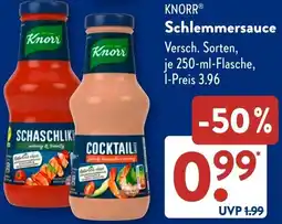 Aldi Süd KNORR Schlemmersauce Angebot