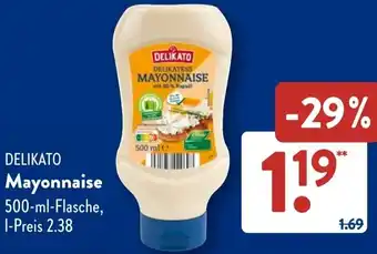 Aldi Süd DELIKATO Mayonnaise Angebot