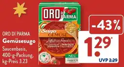 Aldi Süd ORO DI PARMA Gemüsesugo Angebot