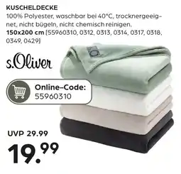 Möbel Buss s.Oliver Kuscheldecke Angebot