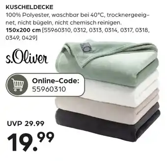 Möbel Buss s.Oliver Kuscheldecke Angebot