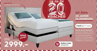 Möbel Buss Motor-boxspringbett Angebot