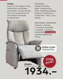 Möbel Buss Himolla sessel Angebot