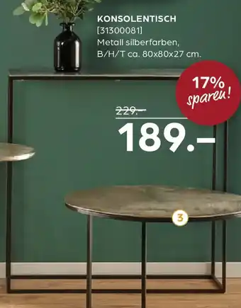 Möbel Buss Konsolentisch Angebot