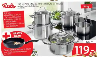 Zurbrüggen Fissler Topf-Set Paris, 5-tlg. Angebot
